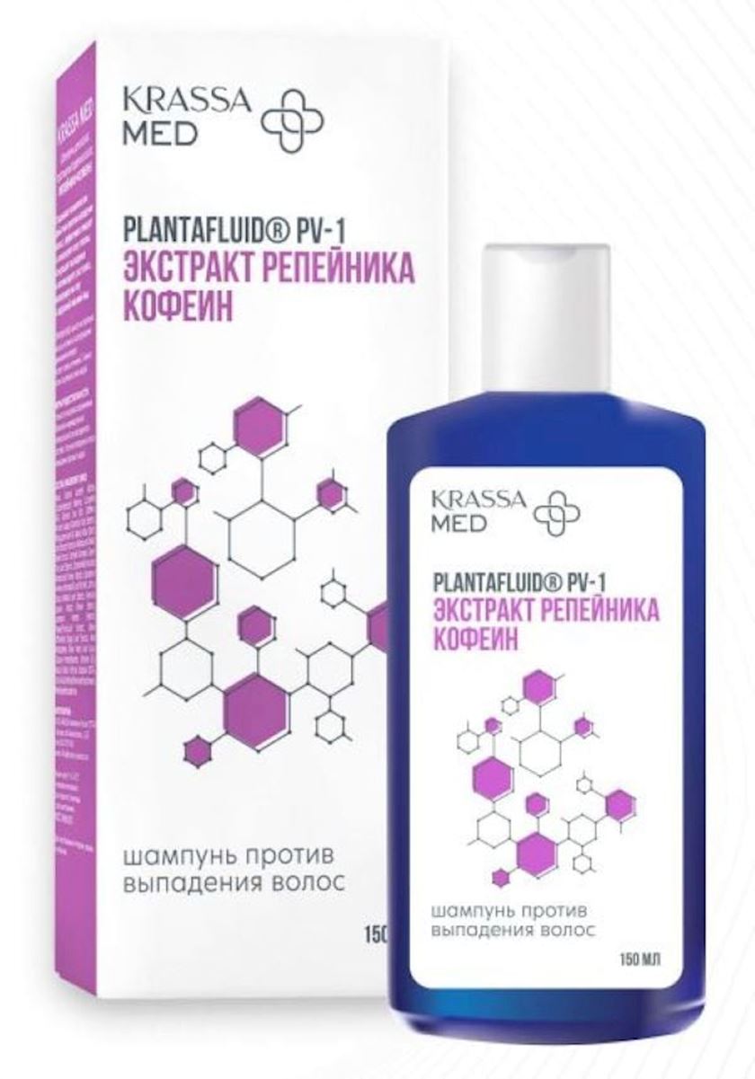 Şampun Krassa Med Plantafluid Экстракт Репейника и Кофеин 150 ml ...