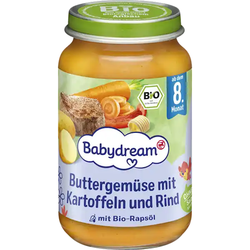 Püre Babydream Kartof və Mal əti, 220 q
