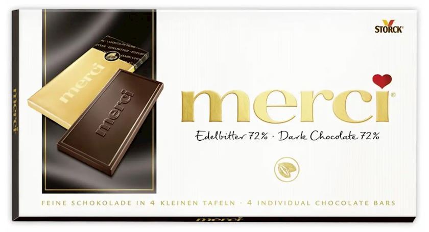 Şokolad Merci Dark 72% 100q
