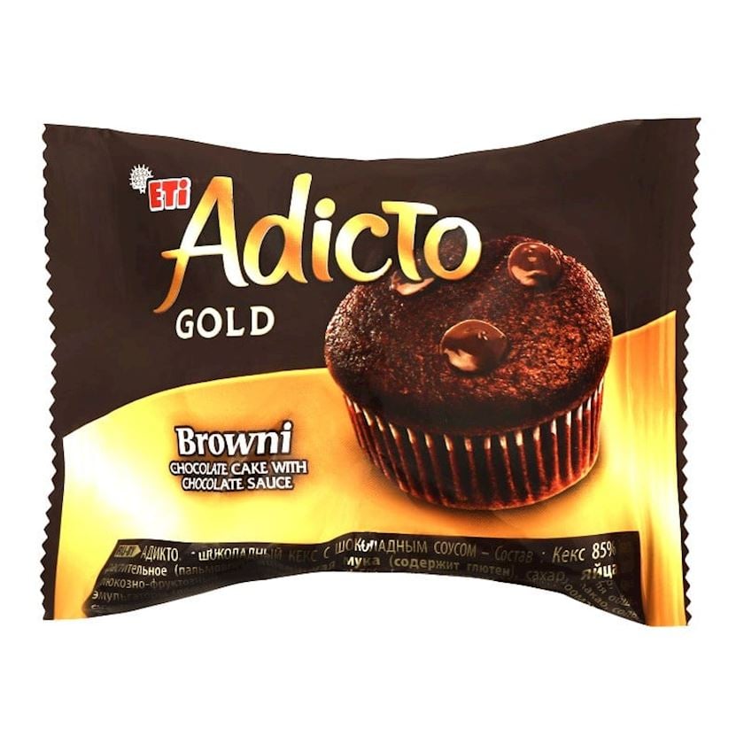 Biskvit Eti Adicto Gold Brauni 36 q
