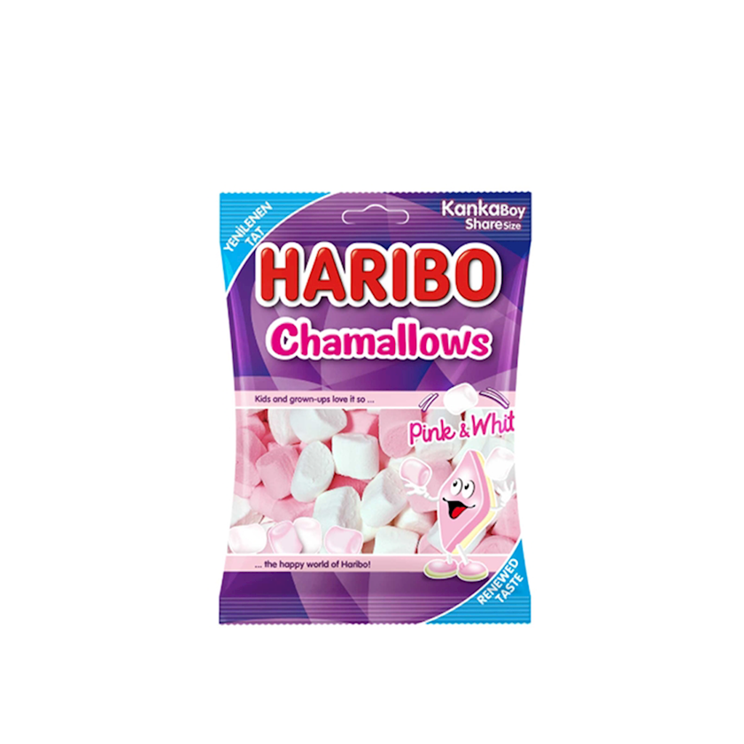 Marşmellou Haribo Chamallows Pink & White 70 q