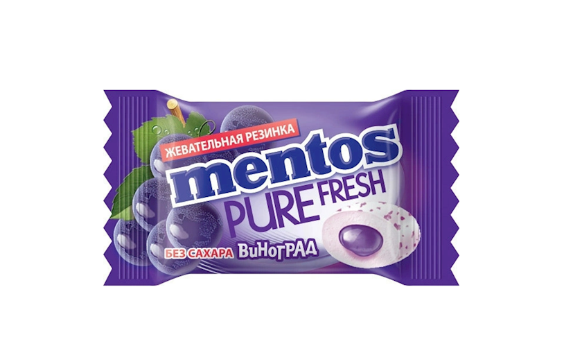 Çeynəmə saqqız Mentos Pure Fresh Üzüm 2 q