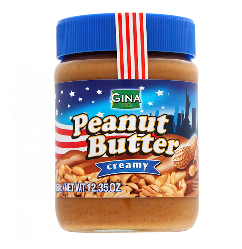 Araxis yağı Gina Peanut Butter Creamy, 350 q