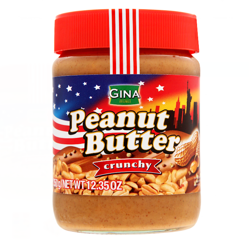 Araxis yağı Gina Peanut Butter Cranchy, 350 q