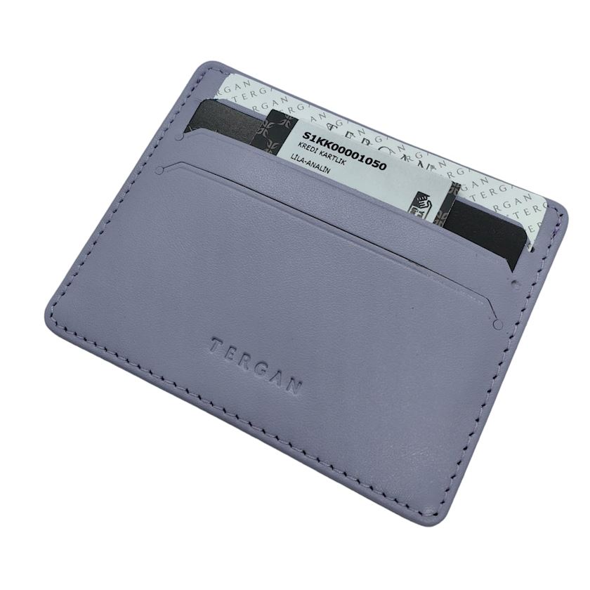 Кредитница кожаная женская Tergan 1050 Фиолетовая - купить в Баку. Цена ...