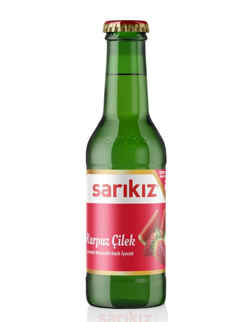 Qazlı su Sarıkız Melon & Strawberry, Qarpız və Çiyələk 250 ml