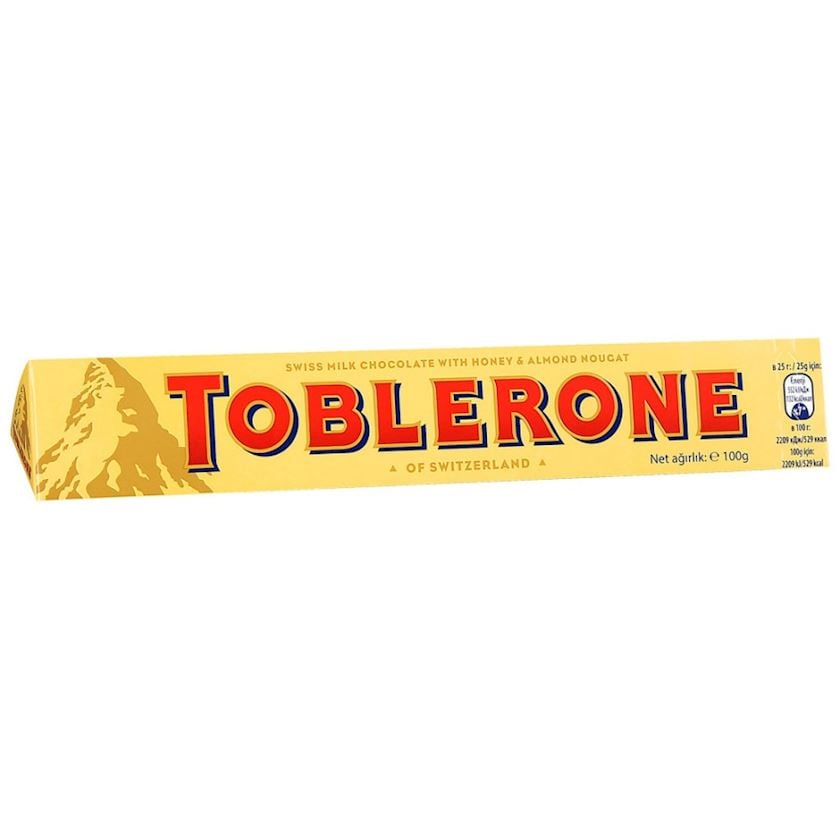 Südlü şokolad Toblerone Honey and Almond Nougat 100 q