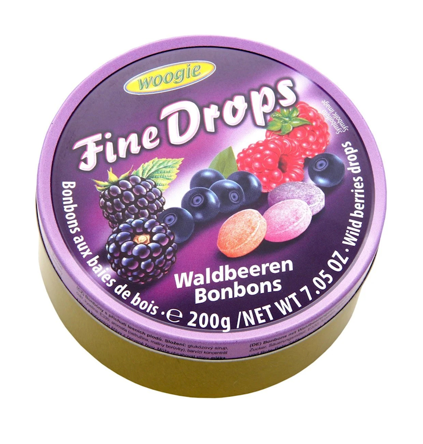 Nabat Woogie Fine Drops, Giləmeyvəli, 200 q