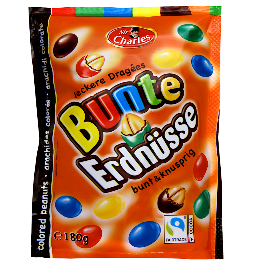 Draje Sir Charles Bunte Erdnüsse, 180 q