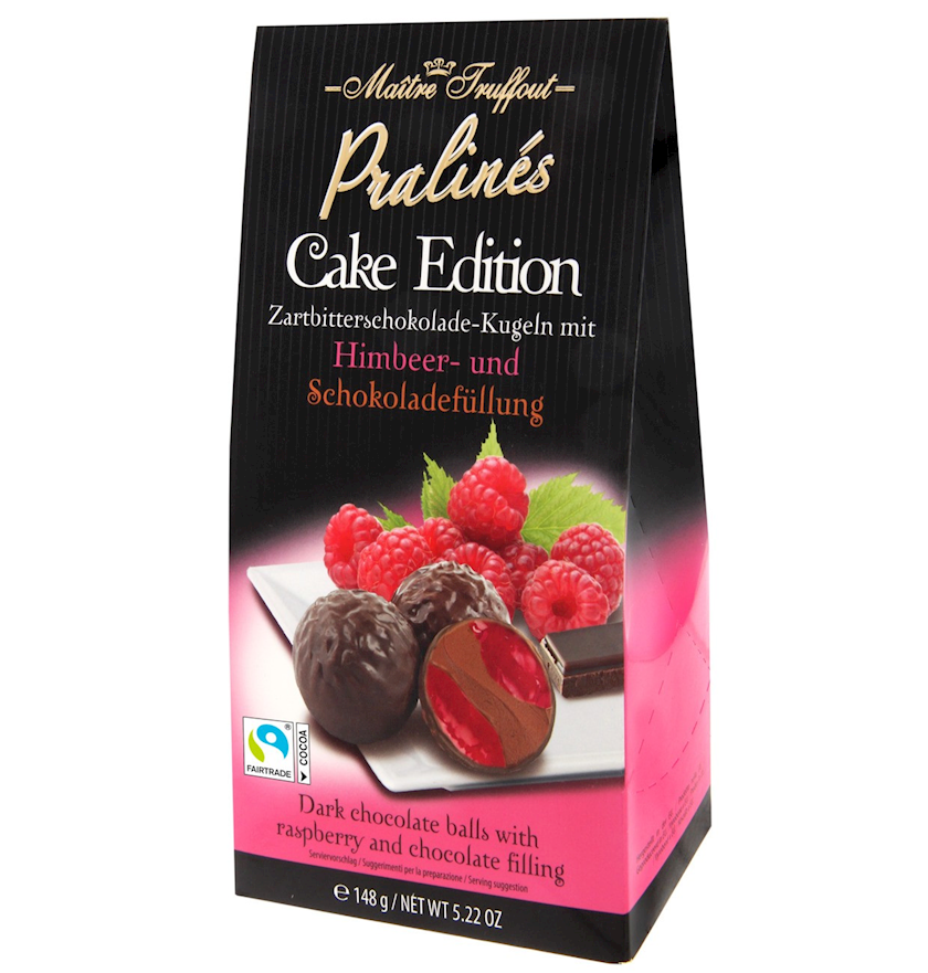 Şokolad konfetlər Maitre Truffout Pralines, Moruq ilə, 148 q