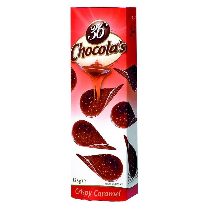 Şokolad çipsi Hamlet 36 Chocola's Crispy Caramel, 125 q