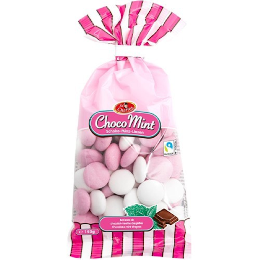 Yumşaq qablaşdırmada konfet Gunz Choco Mint, 150 q
