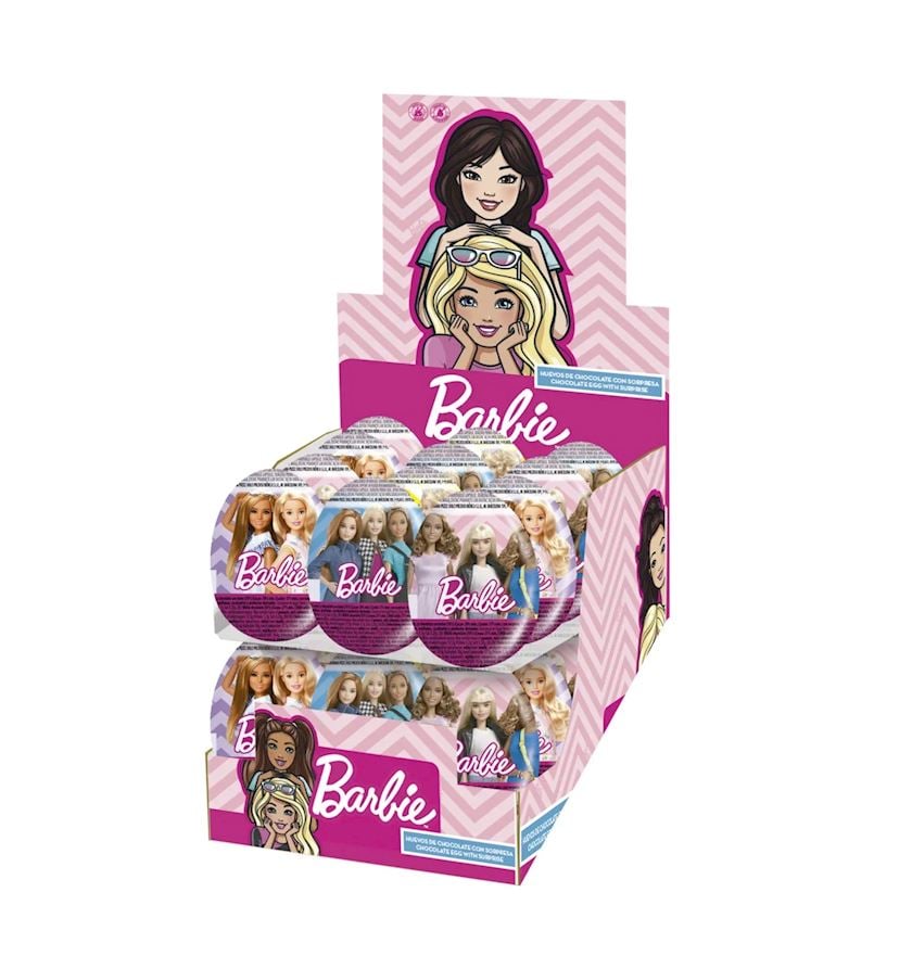 Şokolad yumurtası Gunz Barbie Surprise Egg, 20 q, məhsul çeşiddə