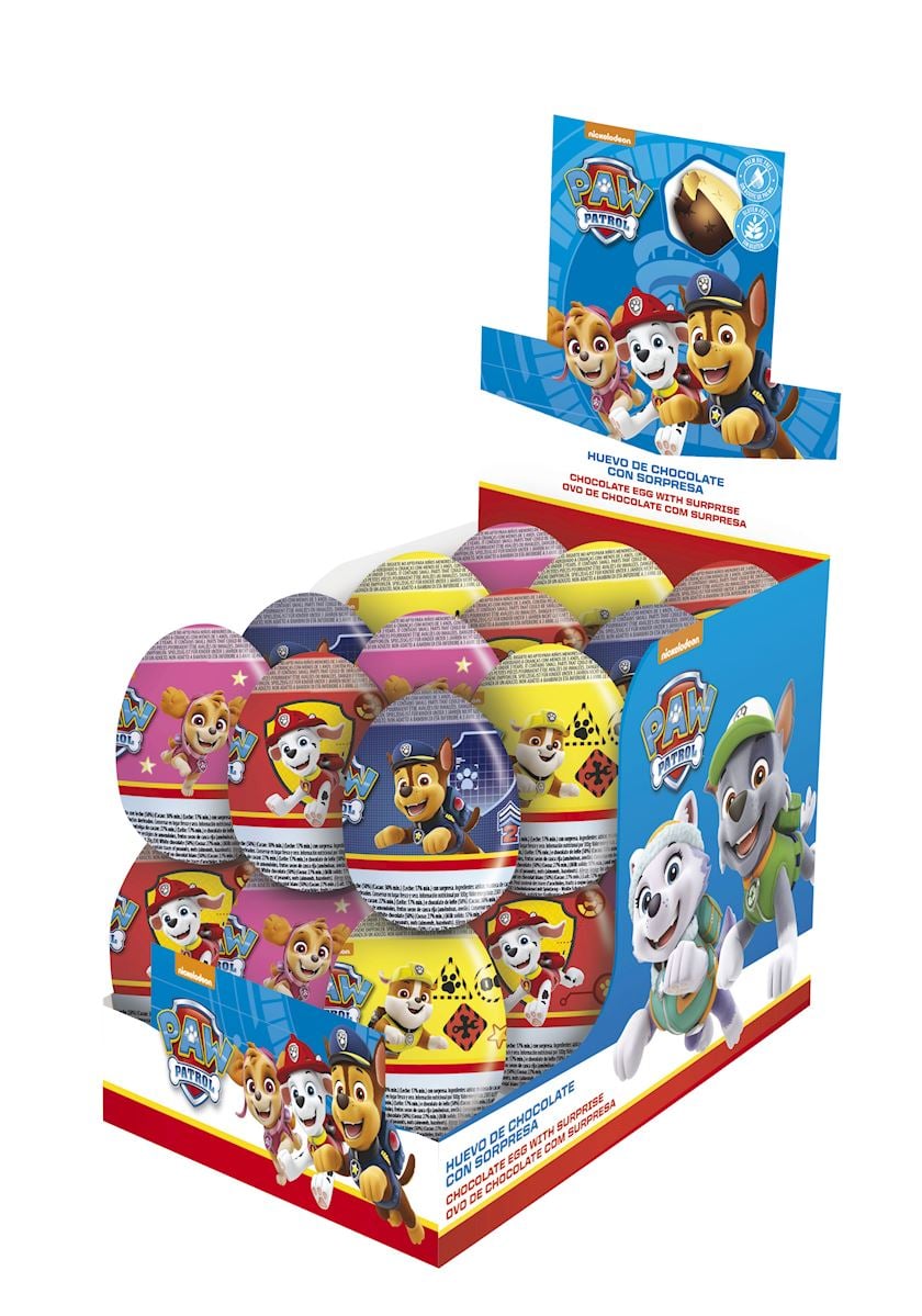 Şokolad yumurtası Gunz Paw Patrol Surprise Egg, 20 q, məhsul çeşiddə