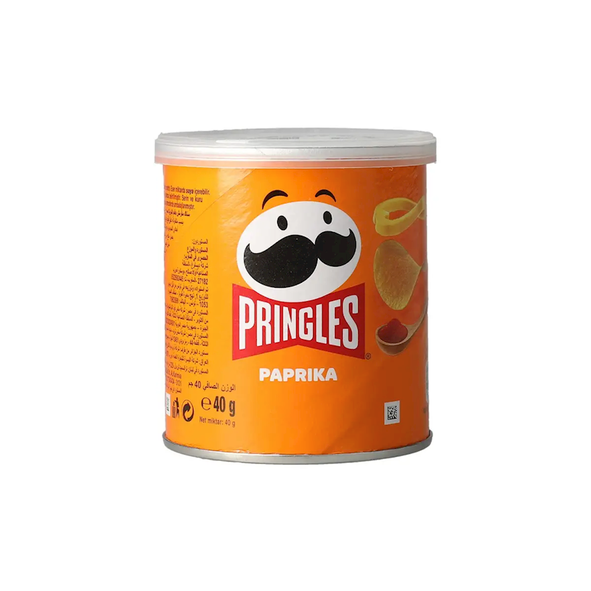 Çips Pringles Paprika, 40 q