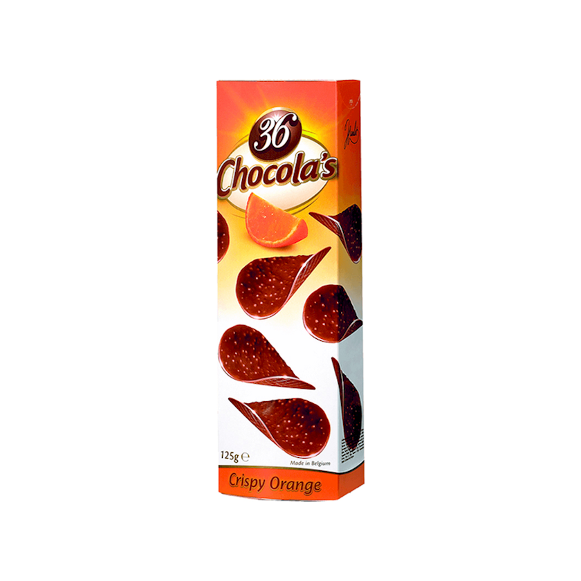Şokolad çipsi Hamlet 36 Chocola's Orange, 125 q
