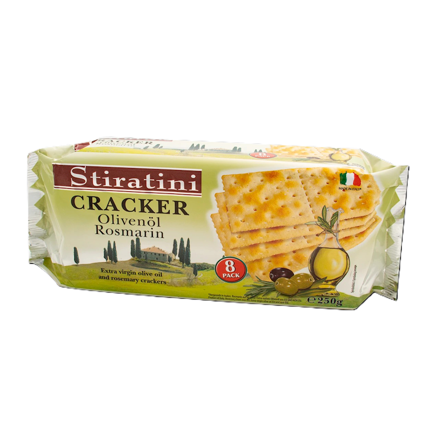 Krekerlər Stiratini Olivenol & Rosmarien, 250 q