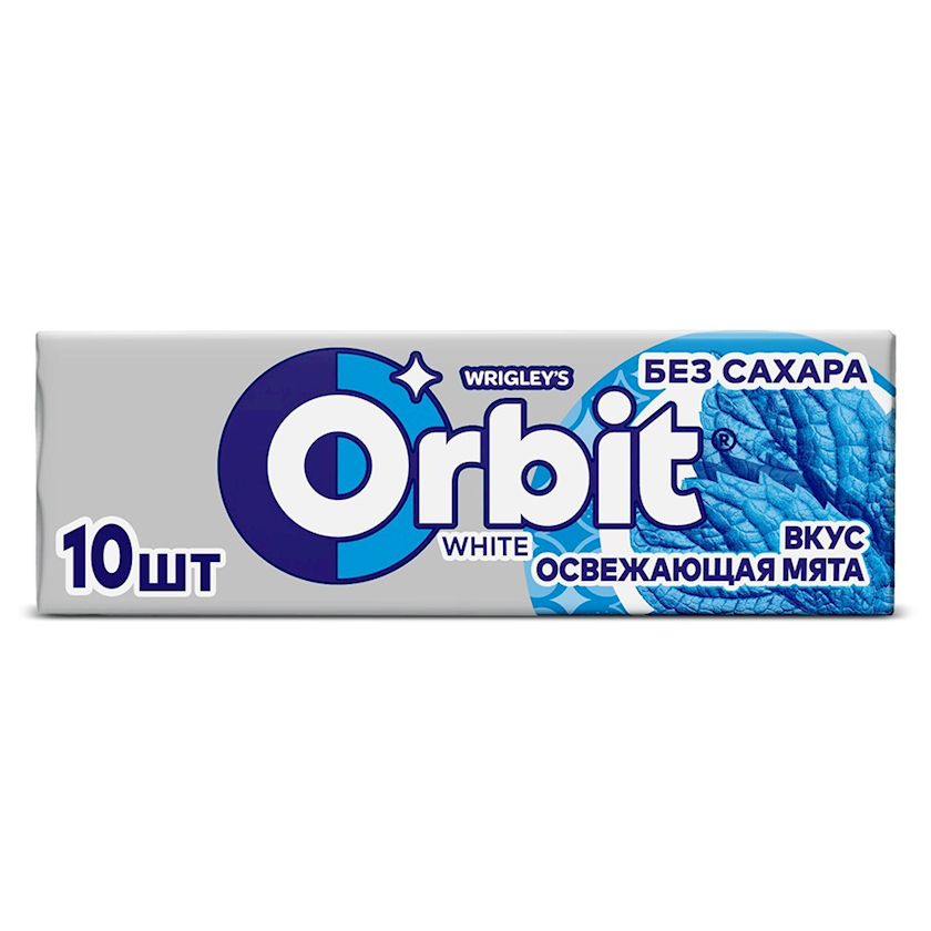 Saqqız Orbit White Təravətləndirici nanə, 13,6 q