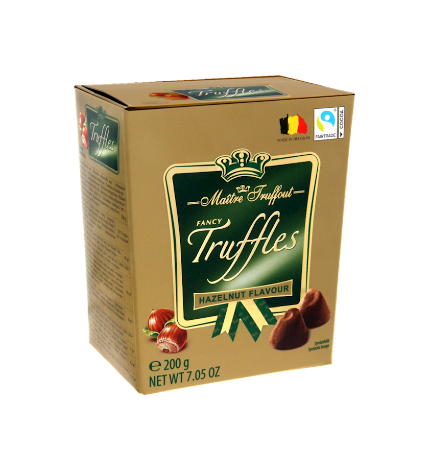 Konfetlər Maitre Truffout Fancy Truffles Hazelnut Flavour 200 q