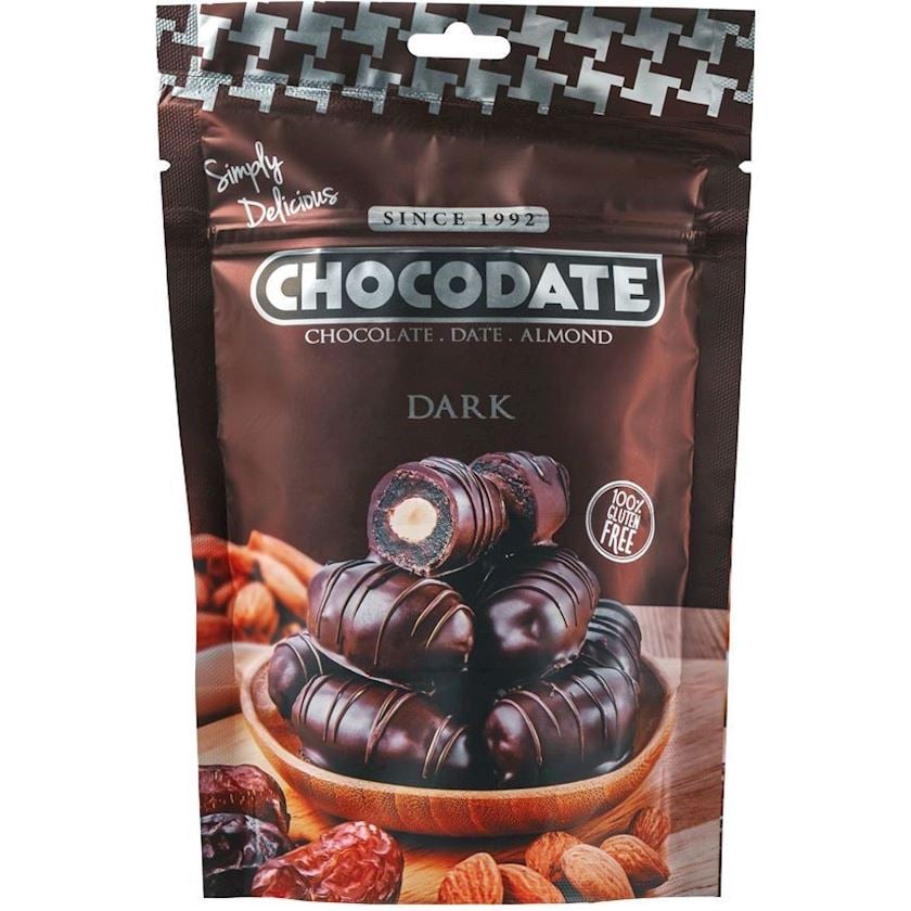 Badam ilə tünd şokoladlı xurma Chocodate Dark, 100 q
