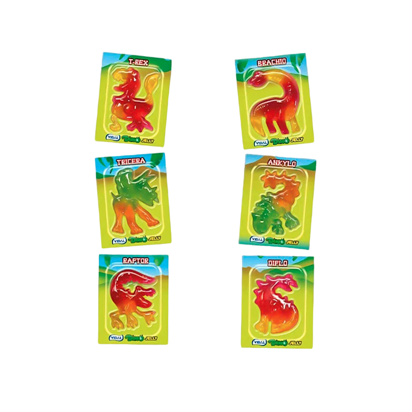 Jele konfetlər Vidal Dragon Jelly, 11 q x 6 əd