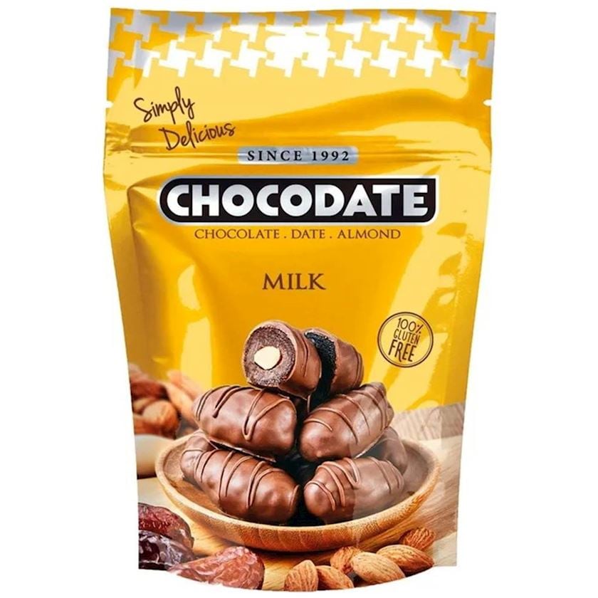 Badam ilə südlü şokoladlı xurma Chocodate Milk, 100 q