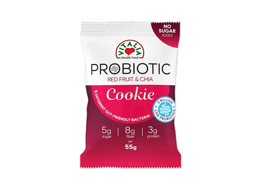 Peçenye Vitalia Probiotik, qırmızı meyvə və çia toxumu, 55 q