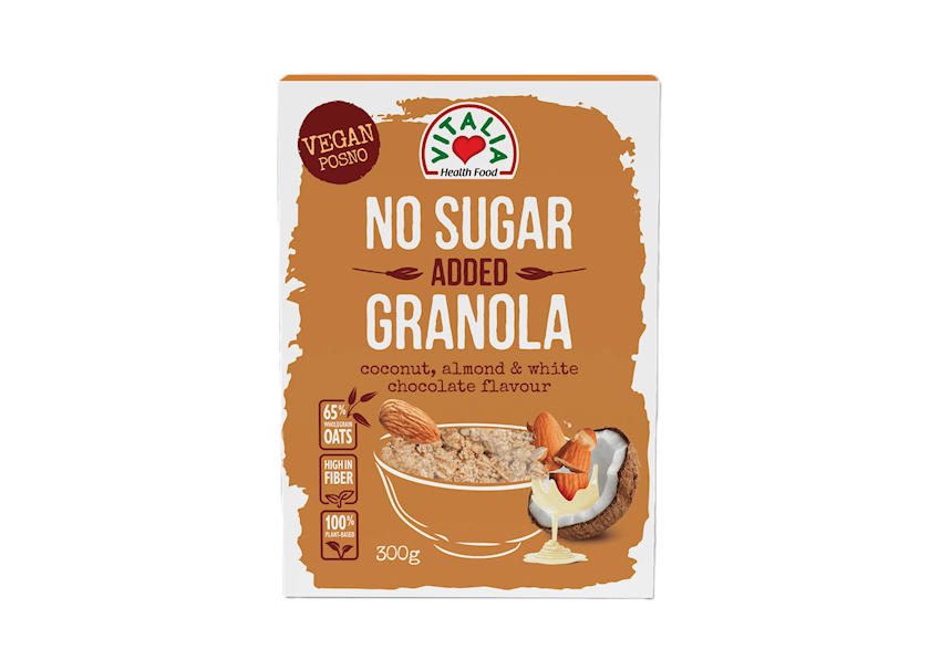 Müsli Vitalia Granola, badam və kokos, 300 q