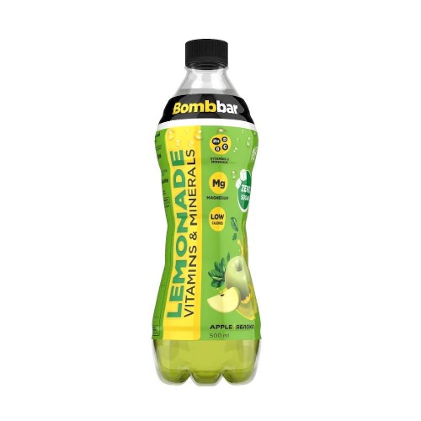 Limonad vitaminləşdirilmiş Bombbar alma dadı ilə, 500 ml