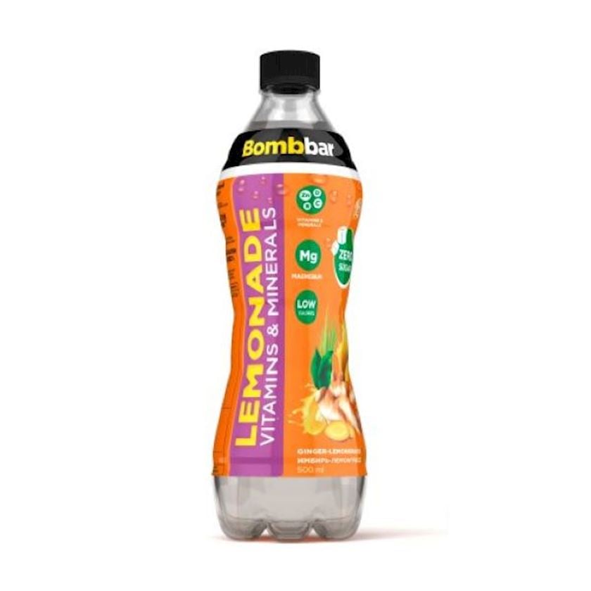 Limonad vitaminləşdirilmiş Bombbar zəncəfil və lemongrass dadı ilə, 500 ml