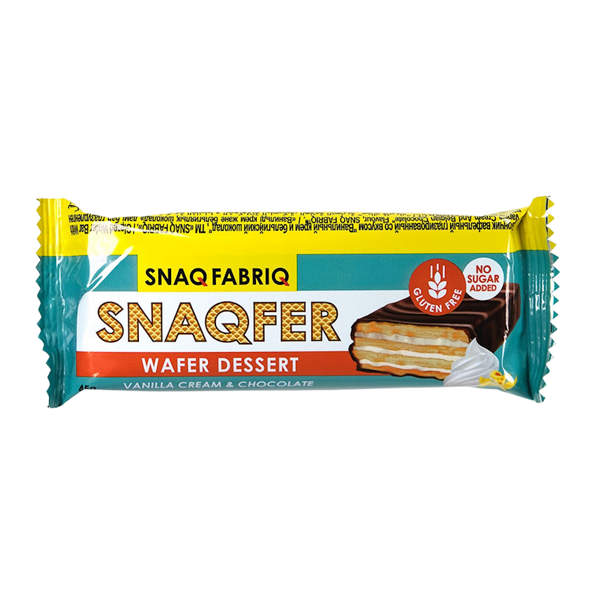 Vafli Snaq Fabriq Snaqfer, vanil, 45 qr