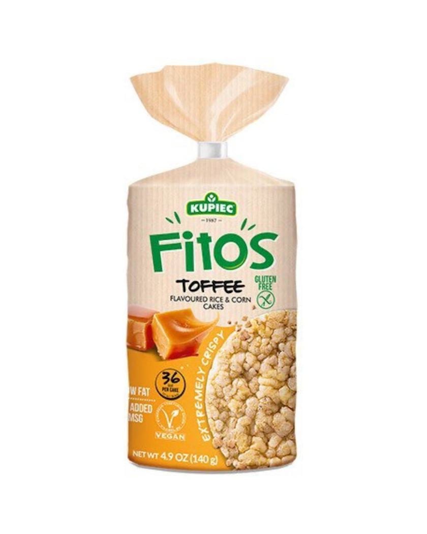Düyü-qarğıdalı vafli Kupiec Fitos Toffee 140 q