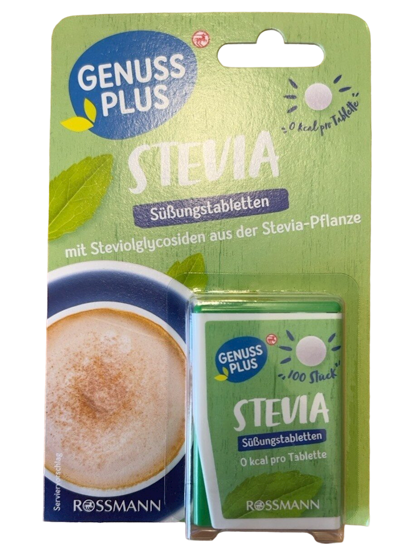 Şirinləşdirici tabletlər Genuss plus Stevia, 100 əd