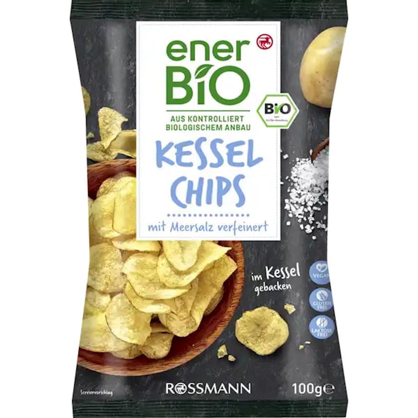 Çips EnerBio Kessel dəniz duzu ilə 100 q