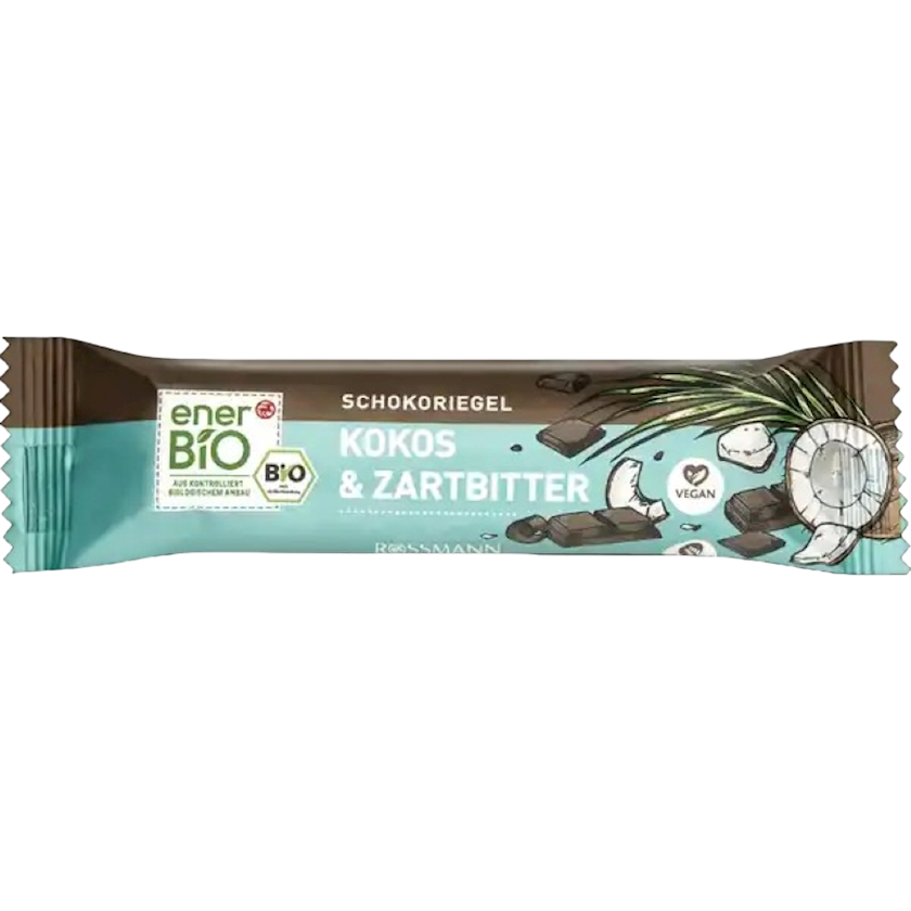 Şokoladlı bar EnerBio Kokos & Zartbitter 40 q