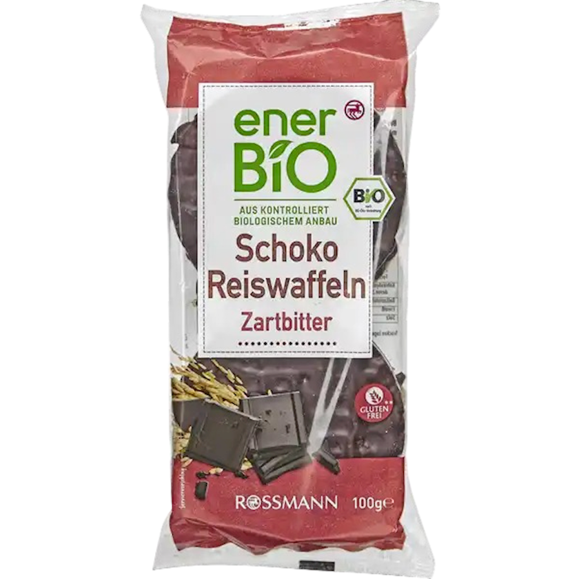 Vafli EnerBio Schoko Reiswaffeln Zartbitter, 100 q