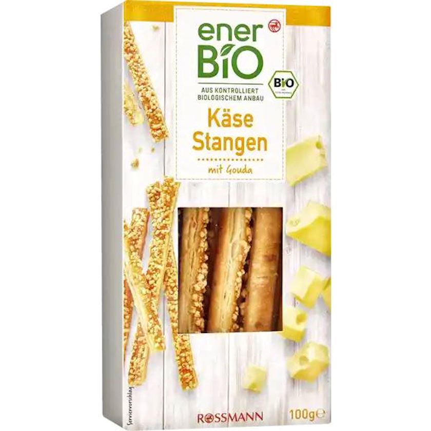 Gouda və rozmarin ilə pendir çubuqları EnerBio Käse Stangen Rosmarin mit Gouda, 100 q