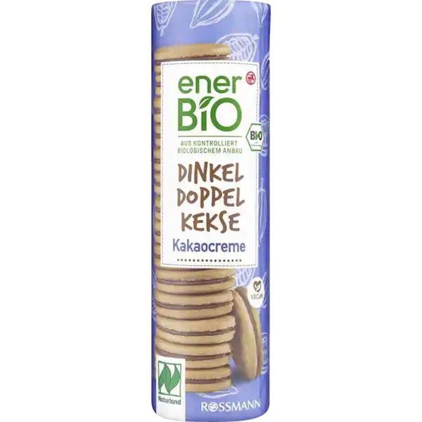 Peçenye EnerBio Dinkel Doppelkeks Kakaocreme, 330 q