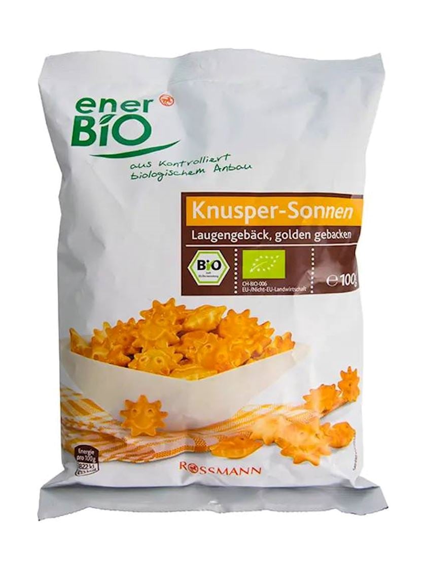 Krekerlər EnerBio Knusper-Sonnen, 100 гр