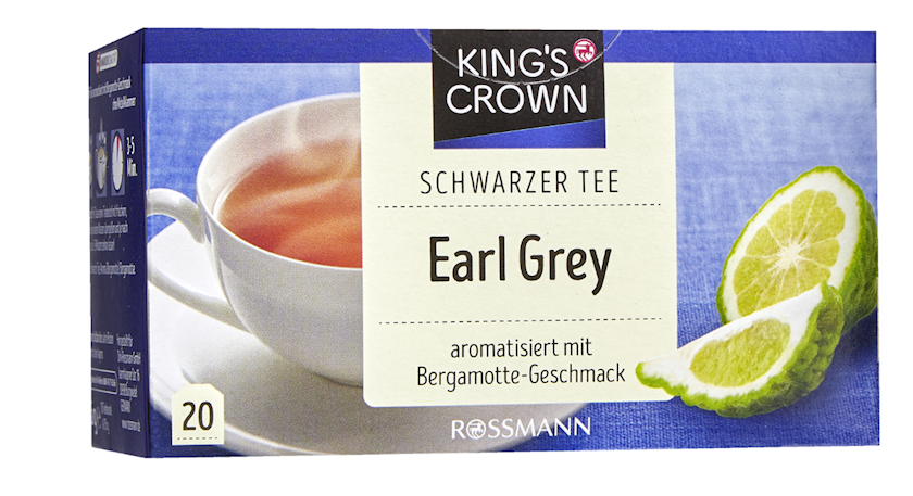 Paketləşdirilmiş çay Kings Crown Earl Grey Lemon 20 əd
