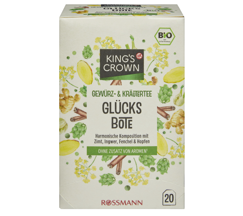 Paketləşdirilmiş çay Kings Crown Organic spice & Herbal tea 20 əd