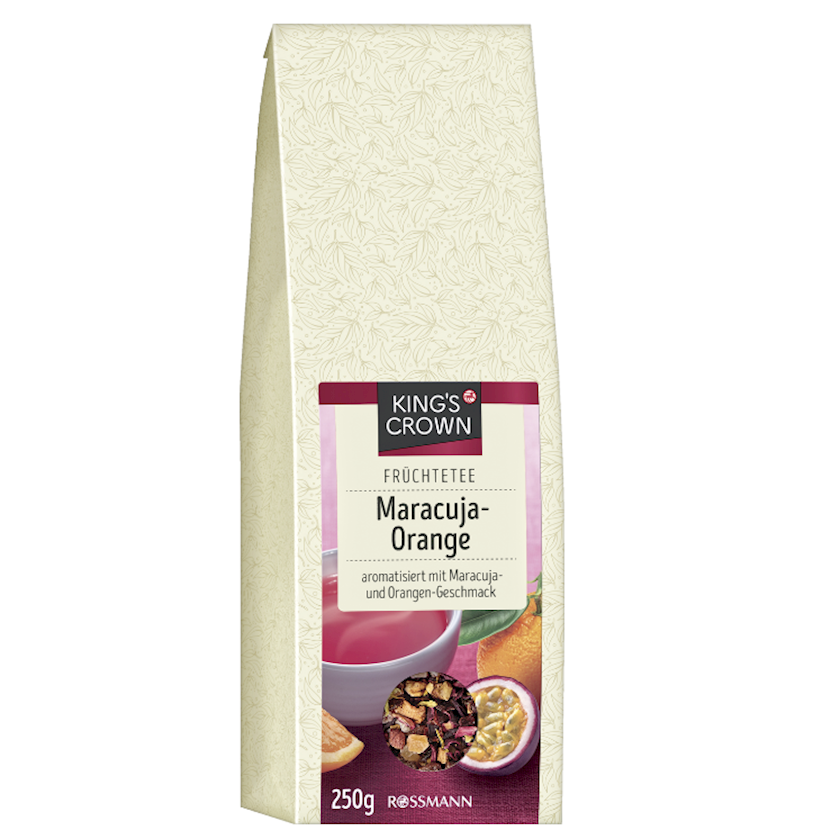 Meyvəli çay Kings Crown Passion Fruit and Orange 250 q