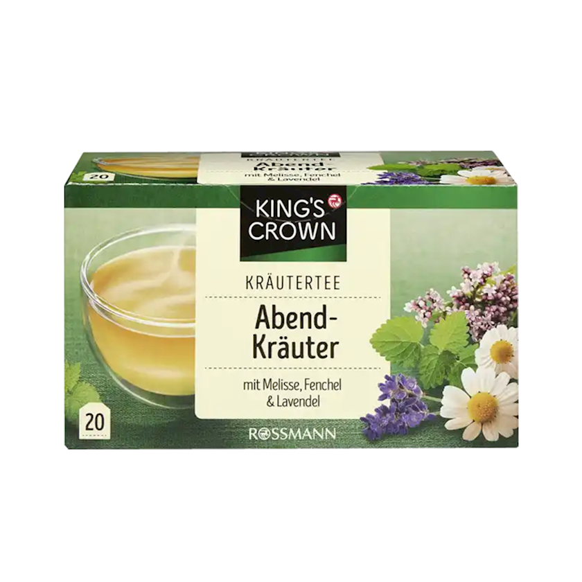 Paketləşdirilmiş çay Kings Crown Evening herbs 20 əd