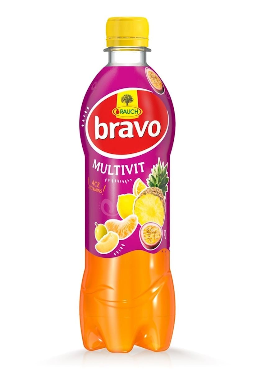 Şirə tərkili içki Bravo multivamin, 500 ml