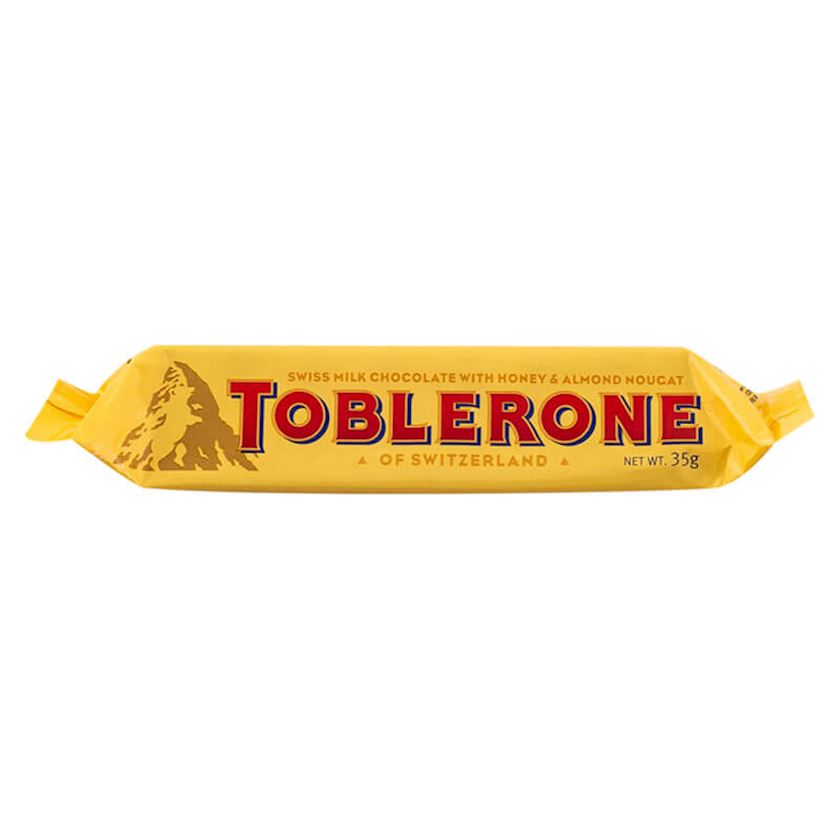 Südlü şokolad Toblerone, bal və badam, 35 q