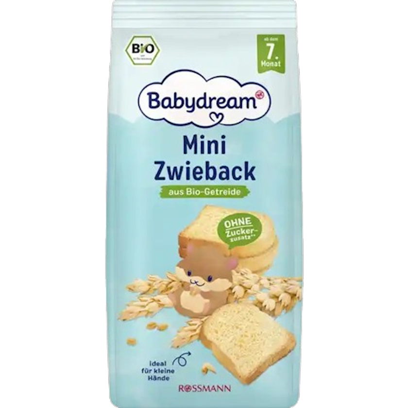 Qəlyanaltı Babydream Mini Zwieback, 7 aydan, 100 q