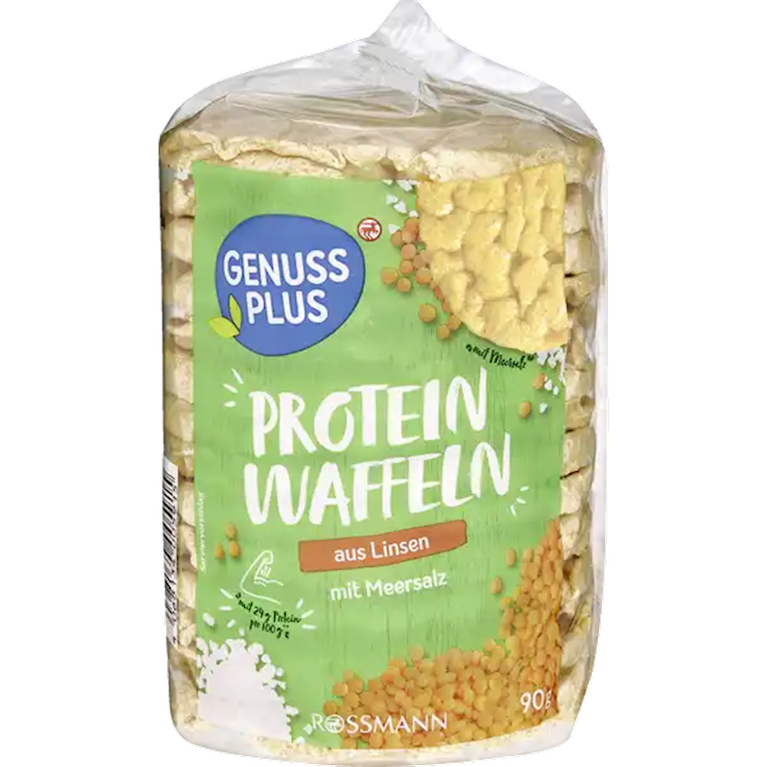 Vafli Genuss plus Protein aus Linsen 90 q