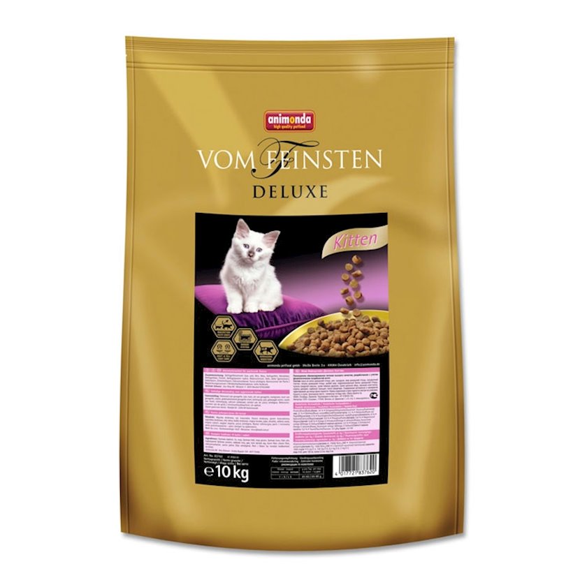 Сухой корм Vom Feinsten Deluxe Kitten для котят, 10 кг - купить в Баку ...