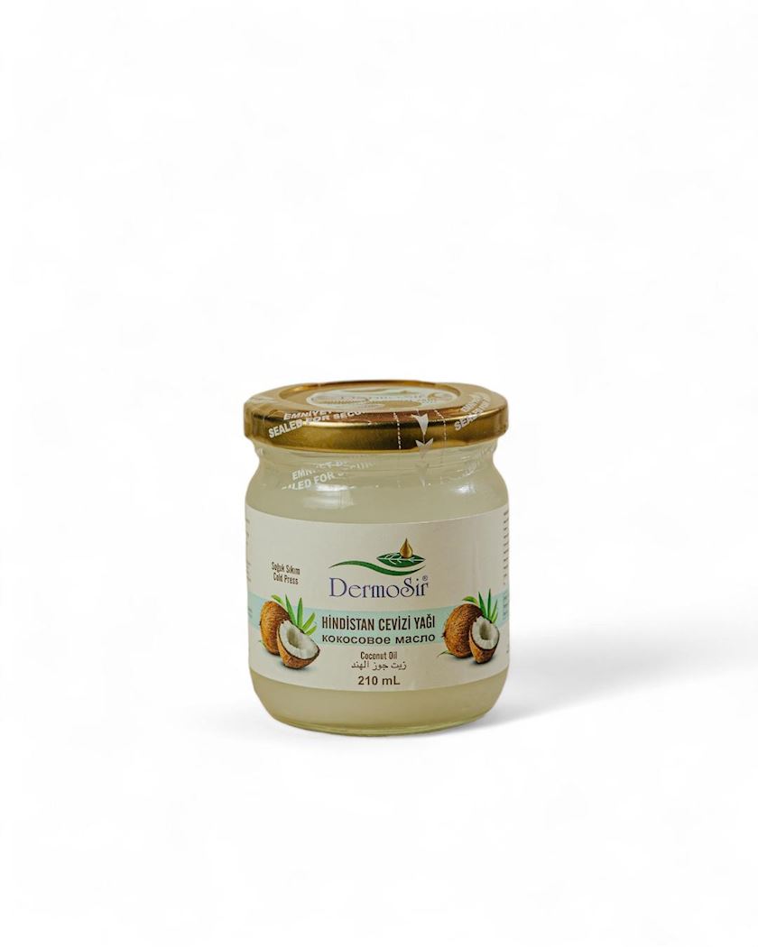 Soyuq sıxma Kokos yağı Dermosir210 ml